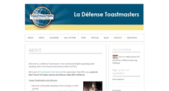 Desktop Screenshot of ladefense-toastmasters.com